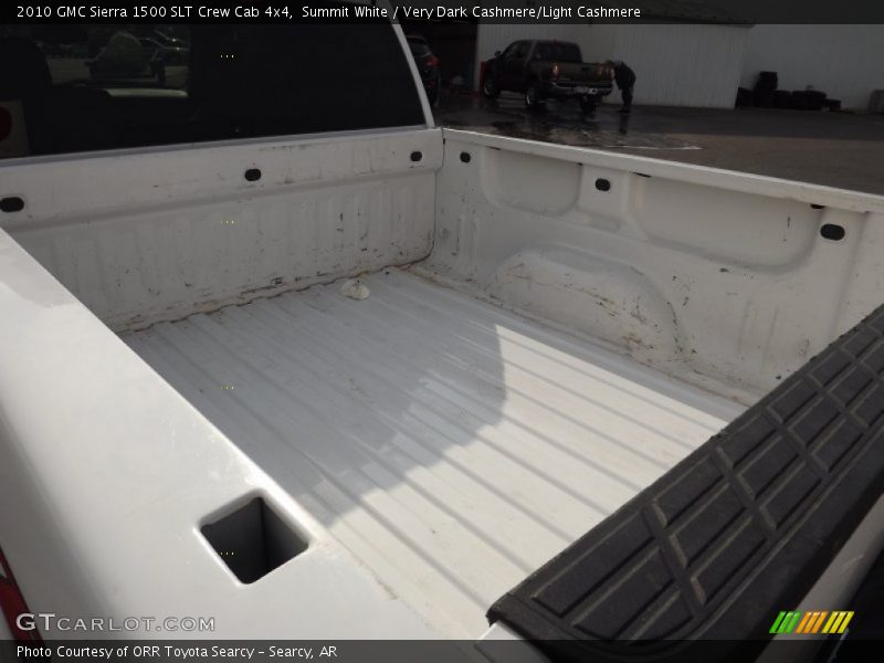 Summit White / Very Dark Cashmere/Light Cashmere 2010 GMC Sierra 1500 SLT Crew Cab 4x4