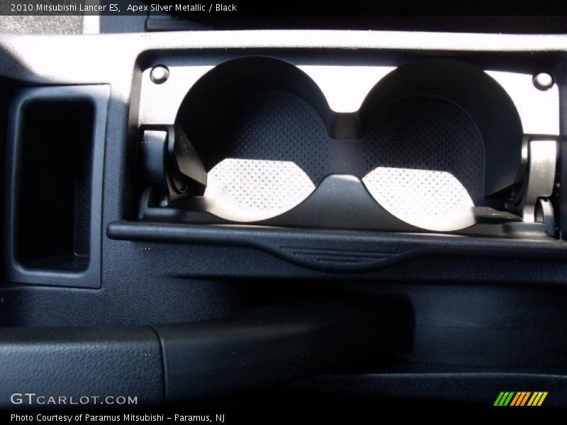 Apex Silver Metallic / Black 2010 Mitsubishi Lancer ES