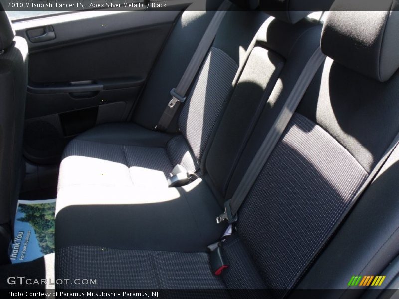 Apex Silver Metallic / Black 2010 Mitsubishi Lancer ES