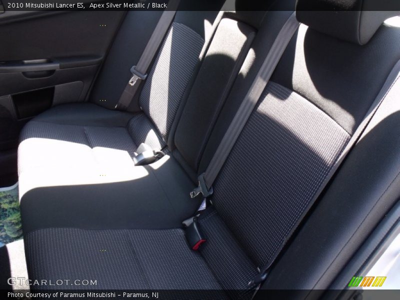 Apex Silver Metallic / Black 2010 Mitsubishi Lancer ES