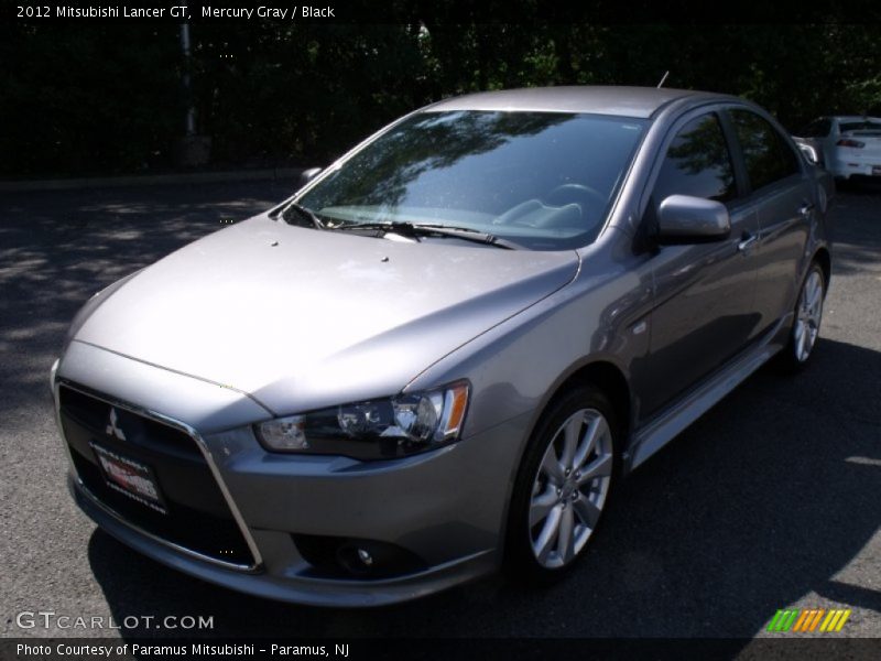 Mercury Gray / Black 2012 Mitsubishi Lancer GT