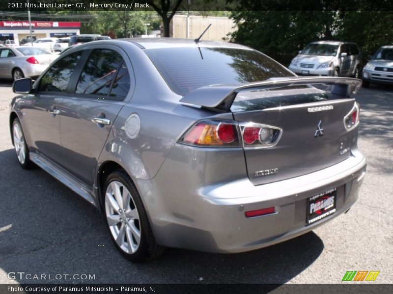 Mercury Gray / Black 2012 Mitsubishi Lancer GT