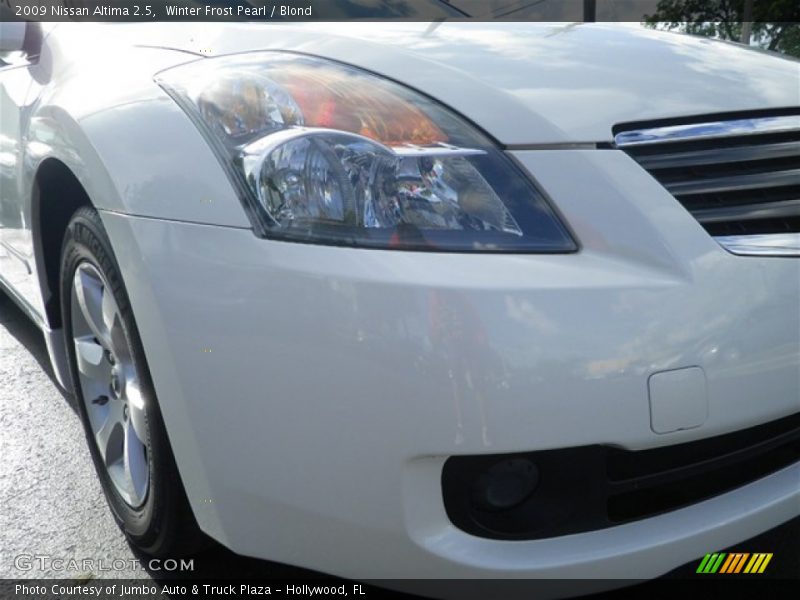 Winter Frost Pearl / Blond 2009 Nissan Altima 2.5