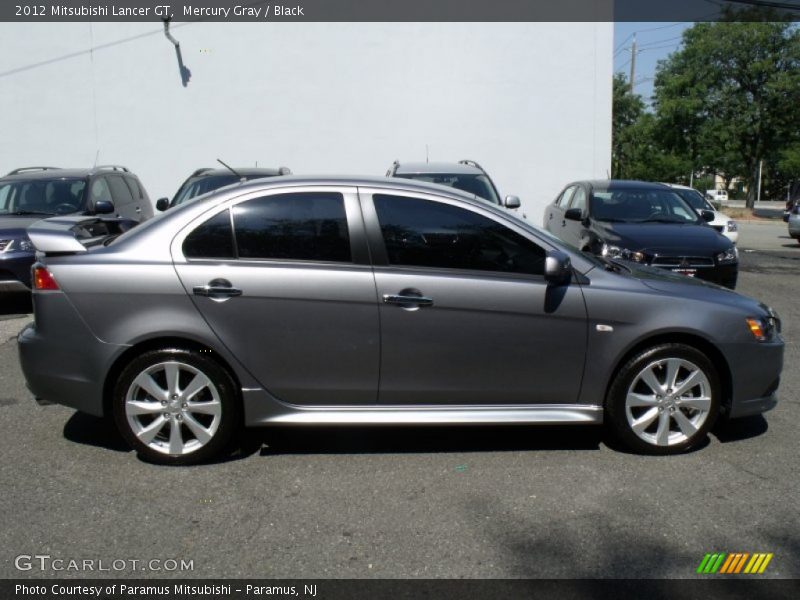 Mercury Gray / Black 2012 Mitsubishi Lancer GT