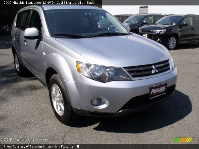 Cool Silver Metallic / Black 2007 Mitsubishi Outlander LS 4WD