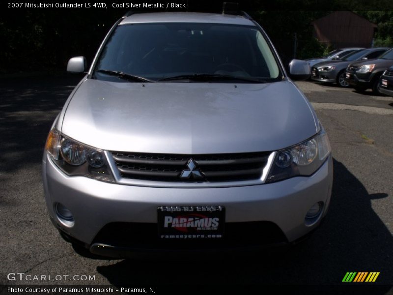 Cool Silver Metallic / Black 2007 Mitsubishi Outlander LS 4WD