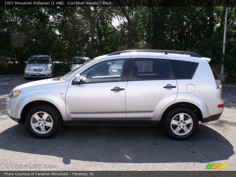 Cool Silver Metallic / Black 2007 Mitsubishi Outlander LS 4WD
