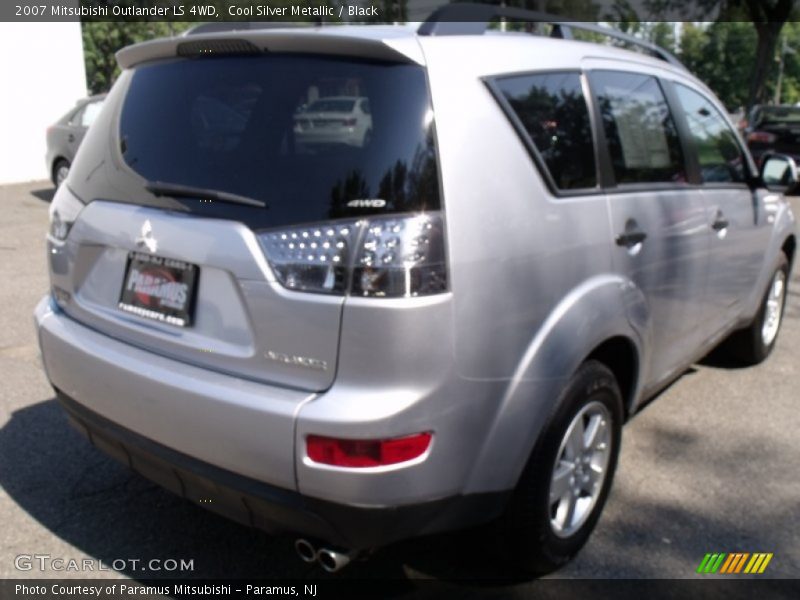 Cool Silver Metallic / Black 2007 Mitsubishi Outlander LS 4WD