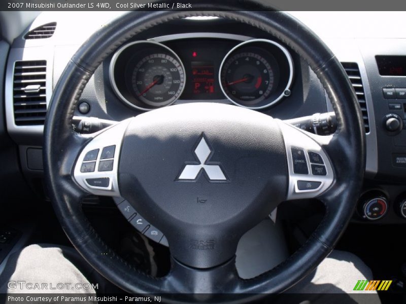 Cool Silver Metallic / Black 2007 Mitsubishi Outlander LS 4WD