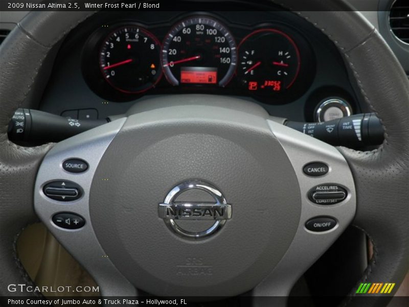 Winter Frost Pearl / Blond 2009 Nissan Altima 2.5