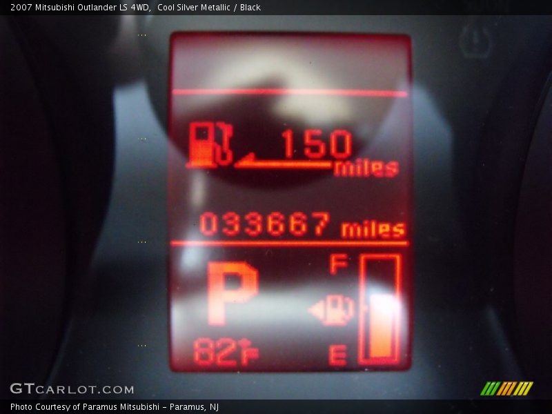 Cool Silver Metallic / Black 2007 Mitsubishi Outlander LS 4WD