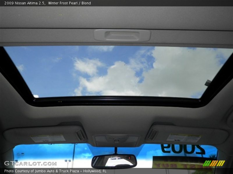 Winter Frost Pearl / Blond 2009 Nissan Altima 2.5
