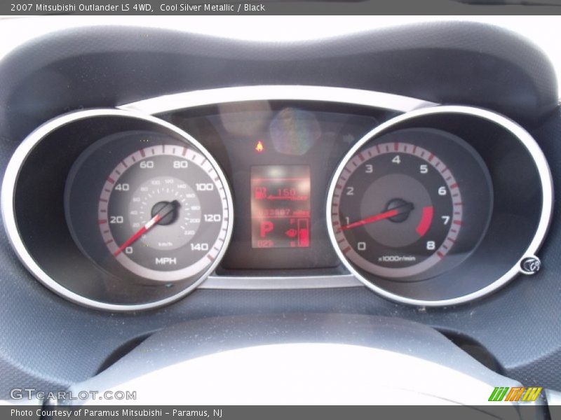 Cool Silver Metallic / Black 2007 Mitsubishi Outlander LS 4WD