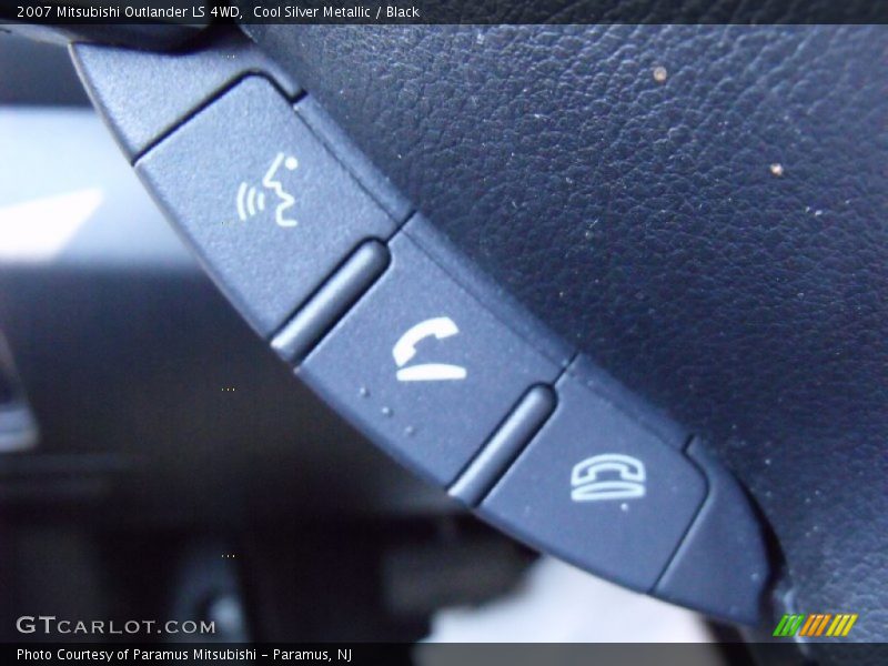Cool Silver Metallic / Black 2007 Mitsubishi Outlander LS 4WD
