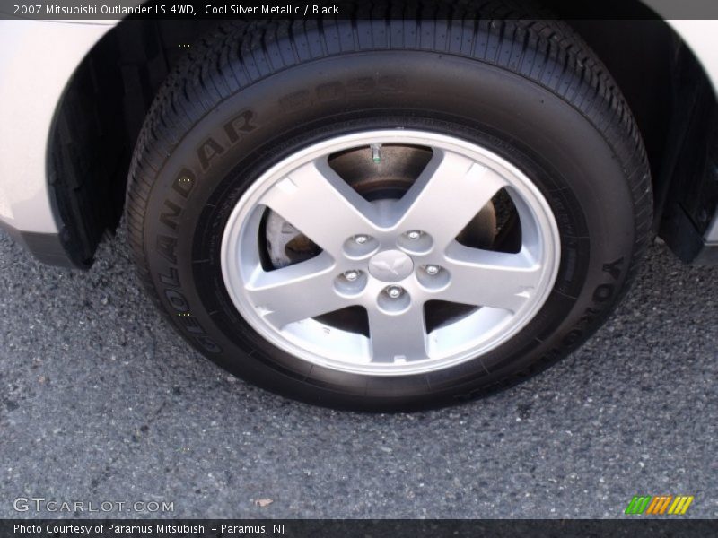 Cool Silver Metallic / Black 2007 Mitsubishi Outlander LS 4WD