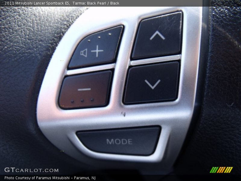 Tarmac Black Pearl / Black 2011 Mitsubishi Lancer Sportback ES