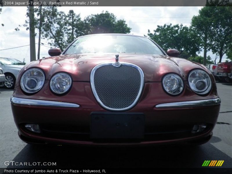 Radiance Red Metallic / Sand 2004 Jaguar S-Type 3.0