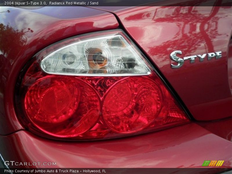 Radiance Red Metallic / Sand 2004 Jaguar S-Type 3.0