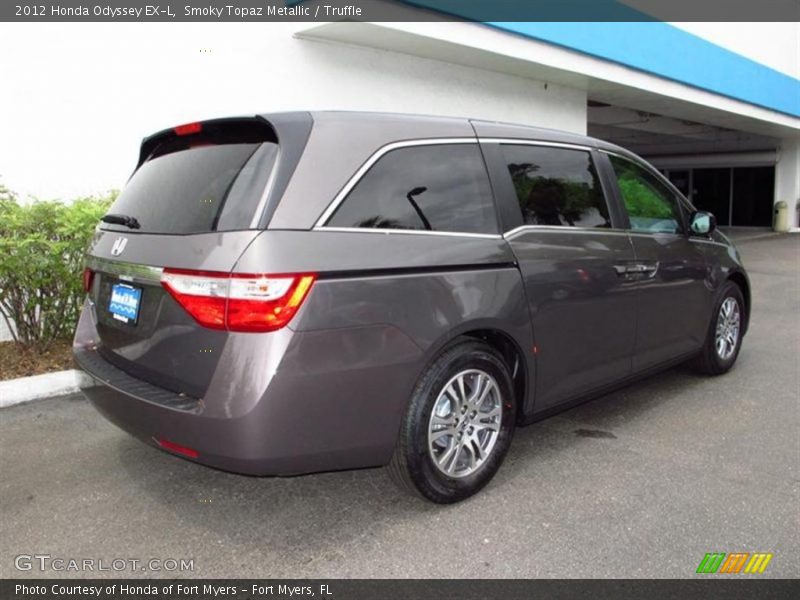 Smoky Topaz Metallic / Truffle 2012 Honda Odyssey EX-L