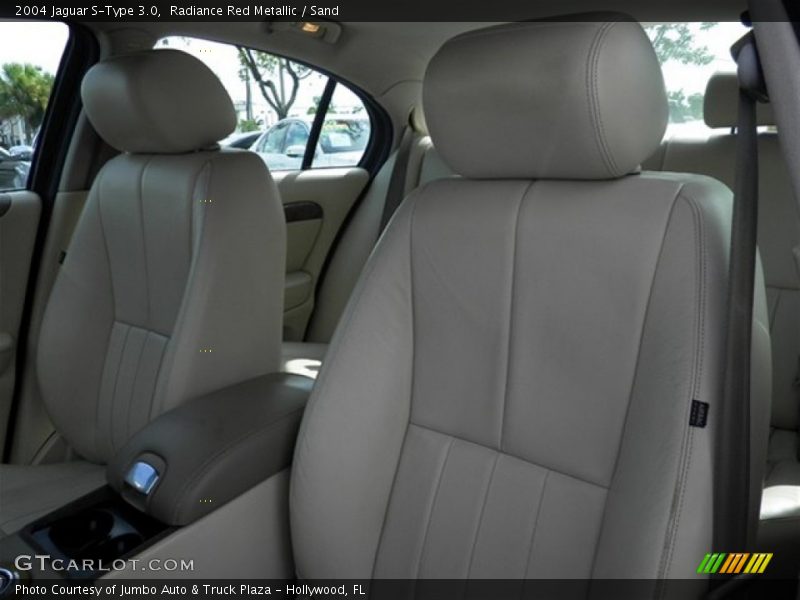 Radiance Red Metallic / Sand 2004 Jaguar S-Type 3.0