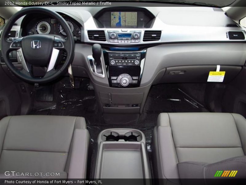 Smoky Topaz Metallic / Truffle 2012 Honda Odyssey EX-L