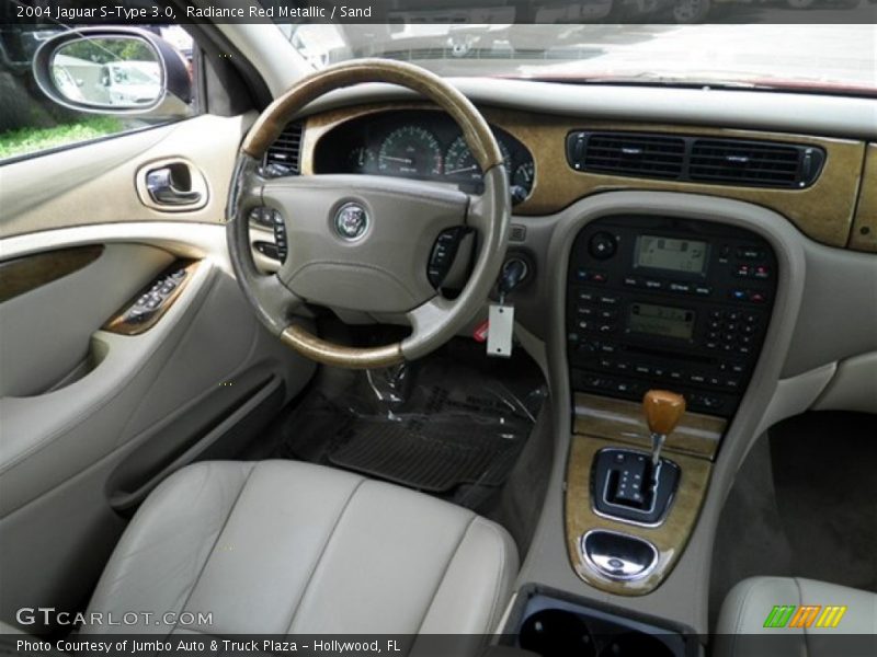 Radiance Red Metallic / Sand 2004 Jaguar S-Type 3.0