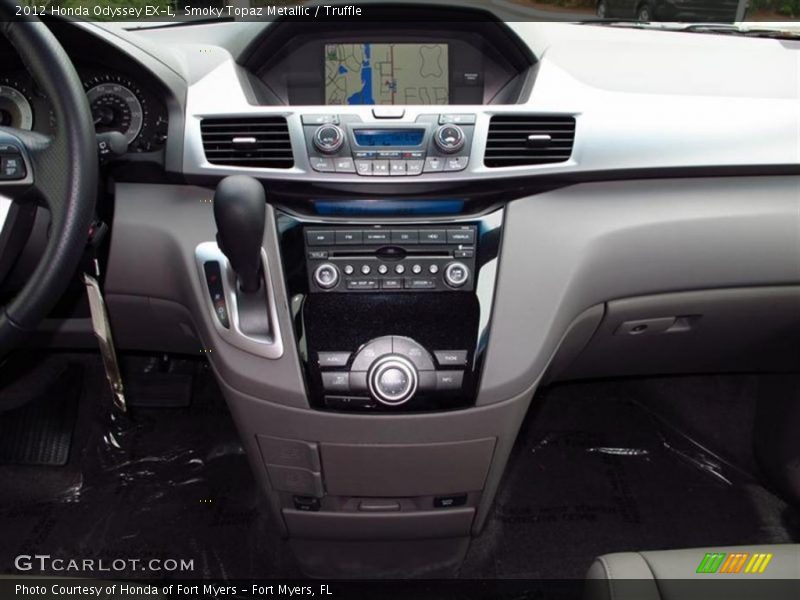 Smoky Topaz Metallic / Truffle 2012 Honda Odyssey EX-L