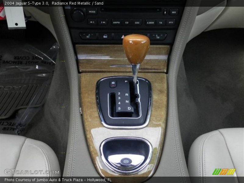 Radiance Red Metallic / Sand 2004 Jaguar S-Type 3.0
