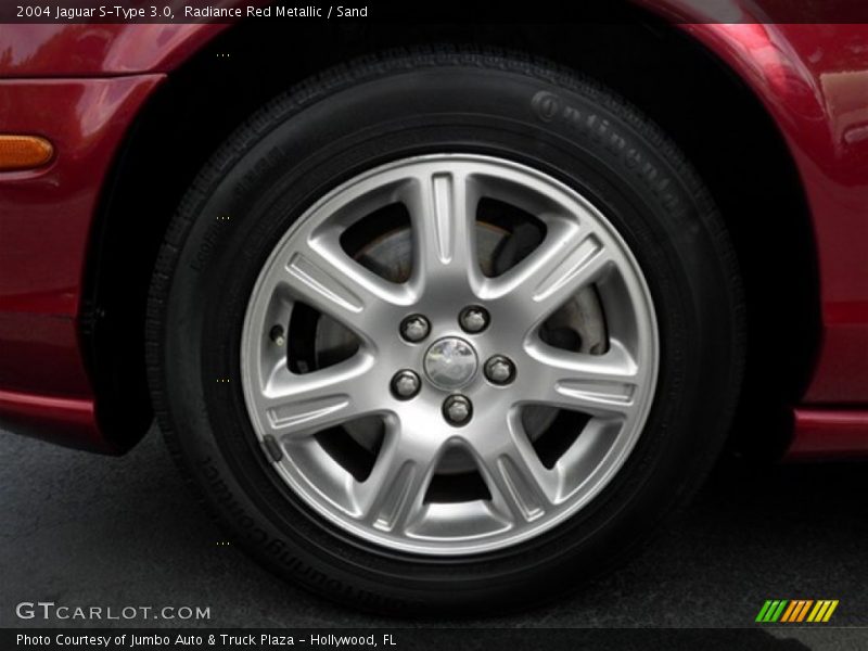 Radiance Red Metallic / Sand 2004 Jaguar S-Type 3.0