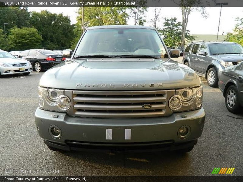 Giverny Green Metallic / Charcoal/Jet 2006 Land Rover Range Rover HSE