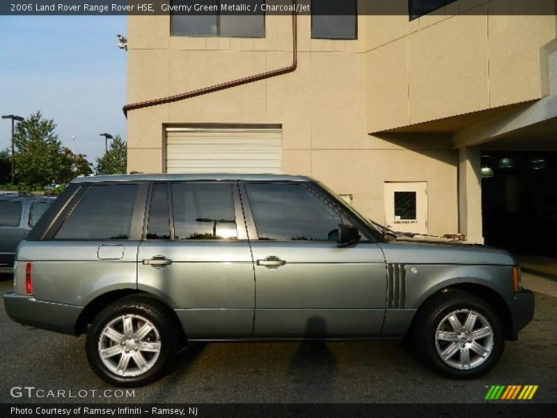 Giverny Green Metallic / Charcoal/Jet 2006 Land Rover Range Rover HSE