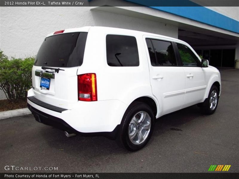 Taffeta White / Gray 2012 Honda Pilot EX-L