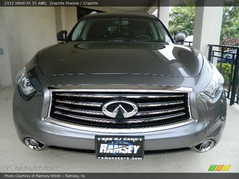 Graphite Shadow / Graphite 2012 Infiniti FX 35 AWD