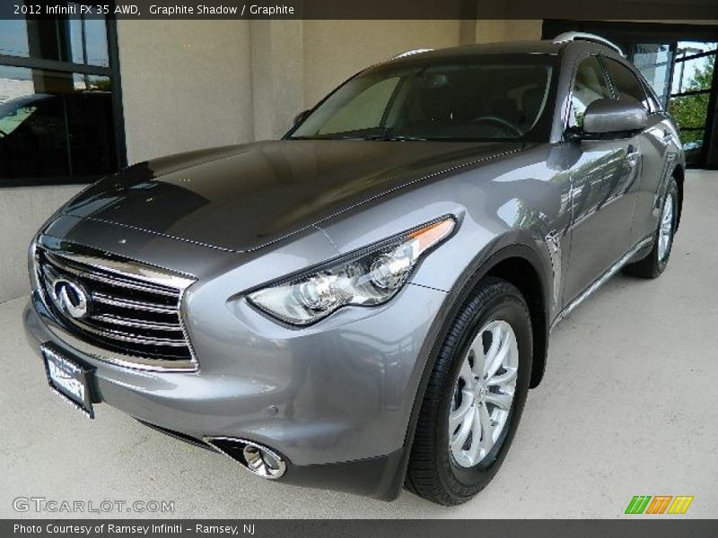 Graphite Shadow / Graphite 2012 Infiniti FX 35 AWD