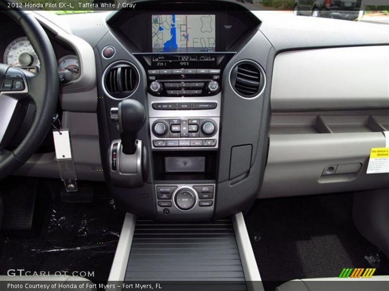Taffeta White / Gray 2012 Honda Pilot EX-L