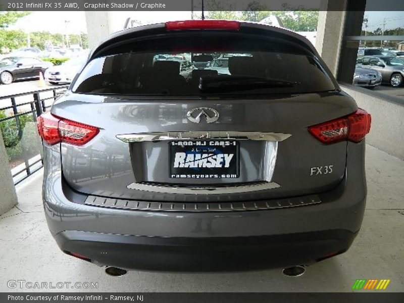 Graphite Shadow / Graphite 2012 Infiniti FX 35 AWD
