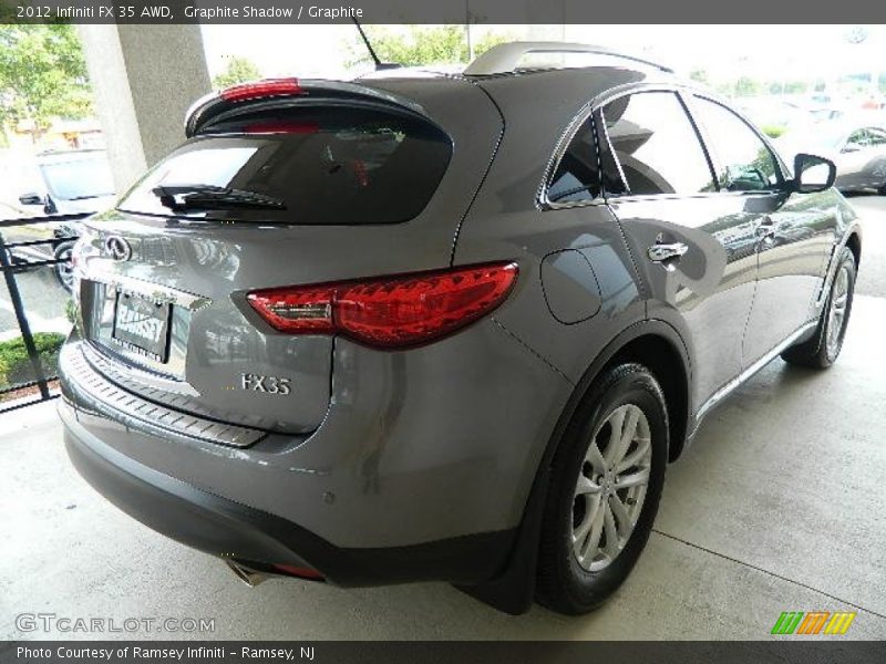 Graphite Shadow / Graphite 2012 Infiniti FX 35 AWD