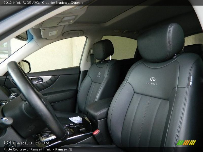 Graphite Shadow / Graphite 2012 Infiniti FX 35 AWD
