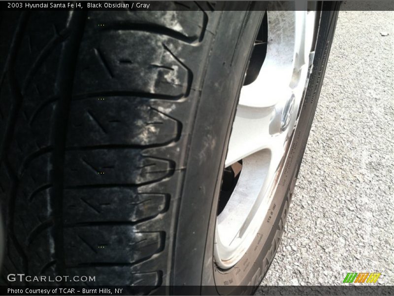 Black Obsidian / Gray 2003 Hyundai Santa Fe I4