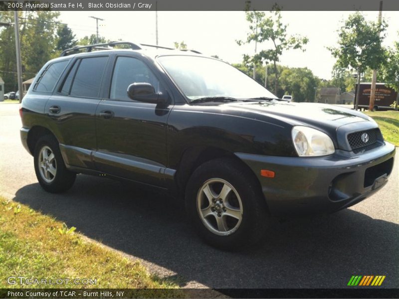 Black Obsidian / Gray 2003 Hyundai Santa Fe I4