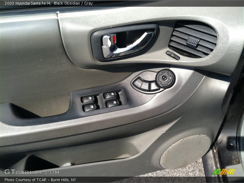 Black Obsidian / Gray 2003 Hyundai Santa Fe I4
