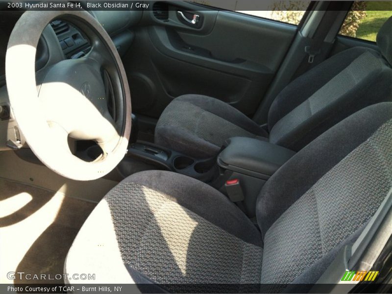Black Obsidian / Gray 2003 Hyundai Santa Fe I4