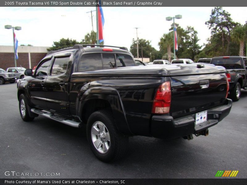 Black Sand Pearl / Graphite Gray 2005 Toyota Tacoma V6 TRD Sport Double Cab 4x4