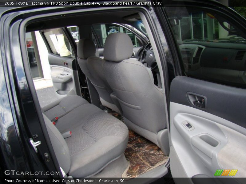 Black Sand Pearl / Graphite Gray 2005 Toyota Tacoma V6 TRD Sport Double Cab 4x4