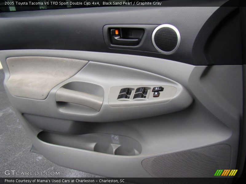 Black Sand Pearl / Graphite Gray 2005 Toyota Tacoma V6 TRD Sport Double Cab 4x4