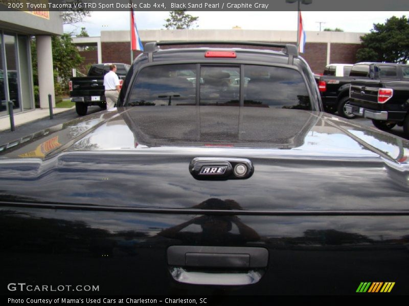 Black Sand Pearl / Graphite Gray 2005 Toyota Tacoma V6 TRD Sport Double Cab 4x4