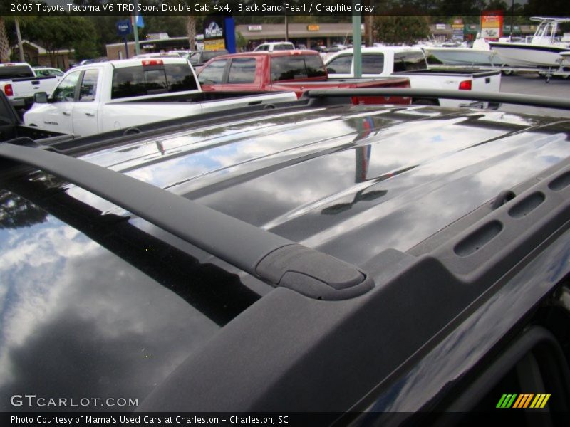 Black Sand Pearl / Graphite Gray 2005 Toyota Tacoma V6 TRD Sport Double Cab 4x4