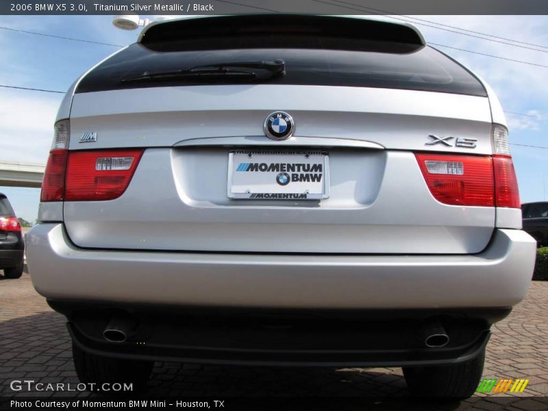 Titanium Silver Metallic / Black 2006 BMW X5 3.0i