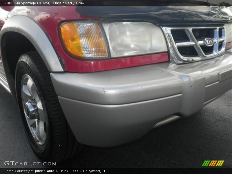Classic Red / Gray 2000 Kia Sportage EX 4x4