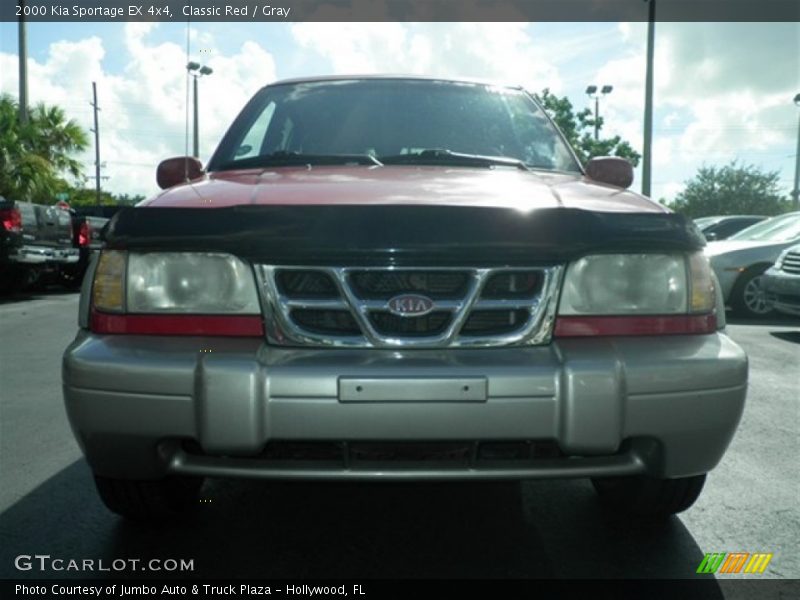 Classic Red / Gray 2000 Kia Sportage EX 4x4
